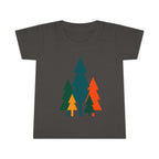 Toddler T-Shirt - Colorful Geometric Pine Trees Kids Tee