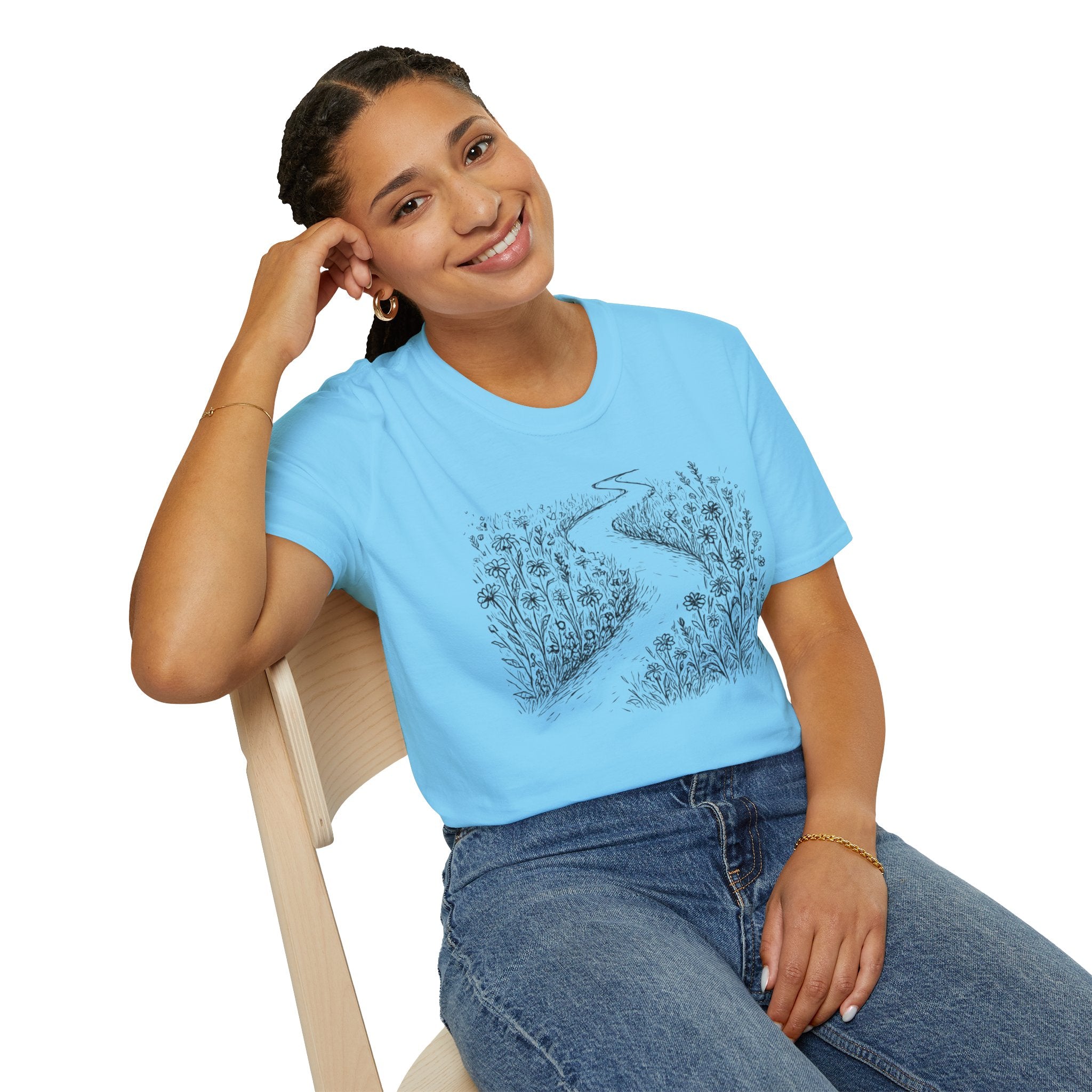Winding Path Through The Meadow T-Shirt