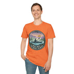 Kayak Sunset T‑Shirt — "Drift Into The Quiet Places" Outdoor Relaxation Tee