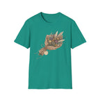 Floral Bouquet Graphic T-Shirt — Rustic Wildflower Bouquet Tee