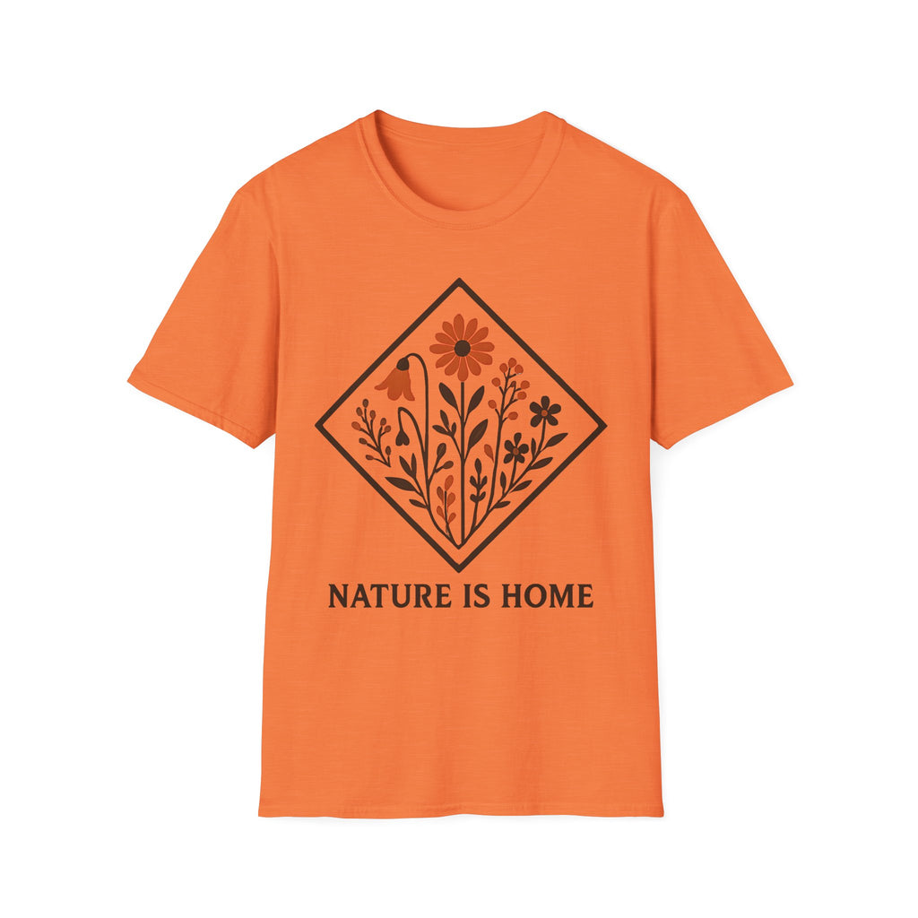 "Nature Is Home" Floral T-Shirt