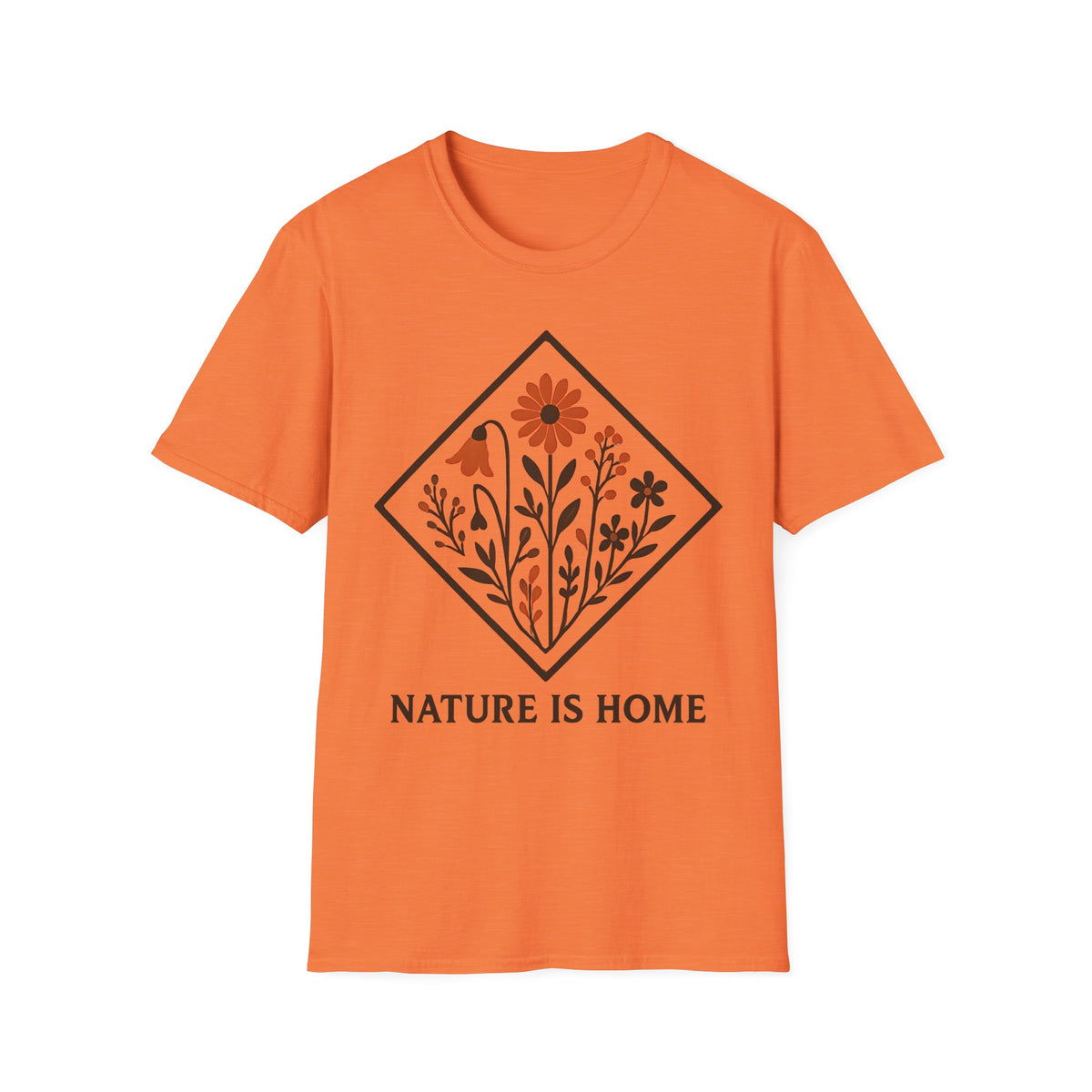 "Nature Is Home" Floral T-Shirt
