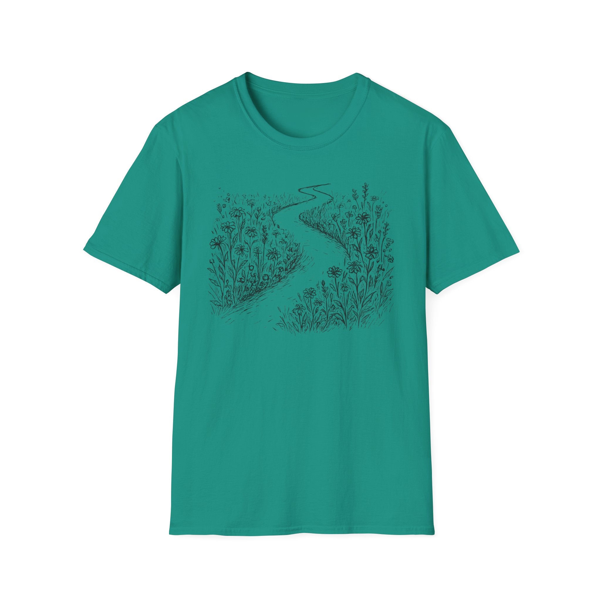 Winding Path Through The Meadow T-Shirt