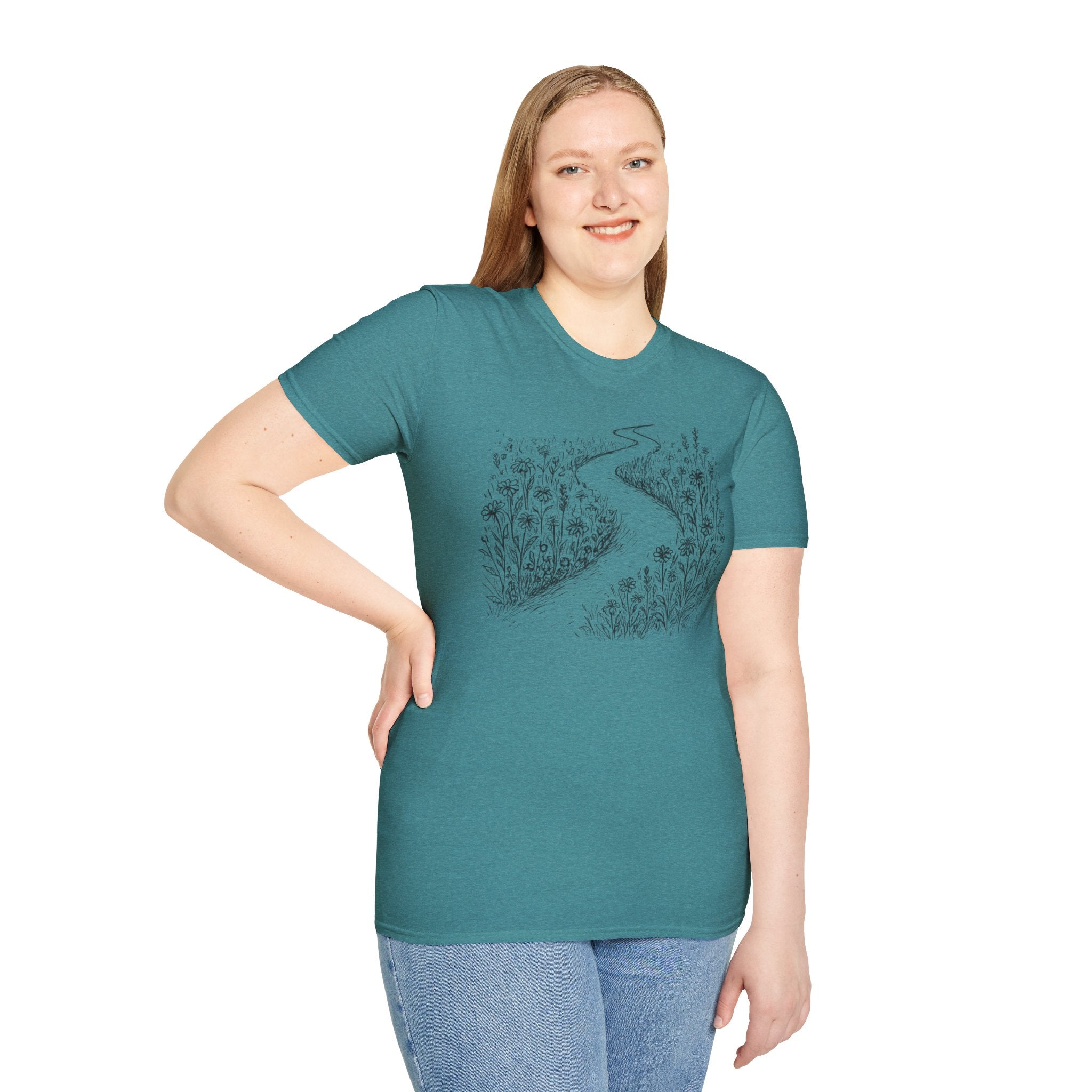 Winding Path Through The Meadow T-Shirt