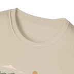 Hiker Mountain Sunset T-Shirt — Scenic Trail Adventure Tee