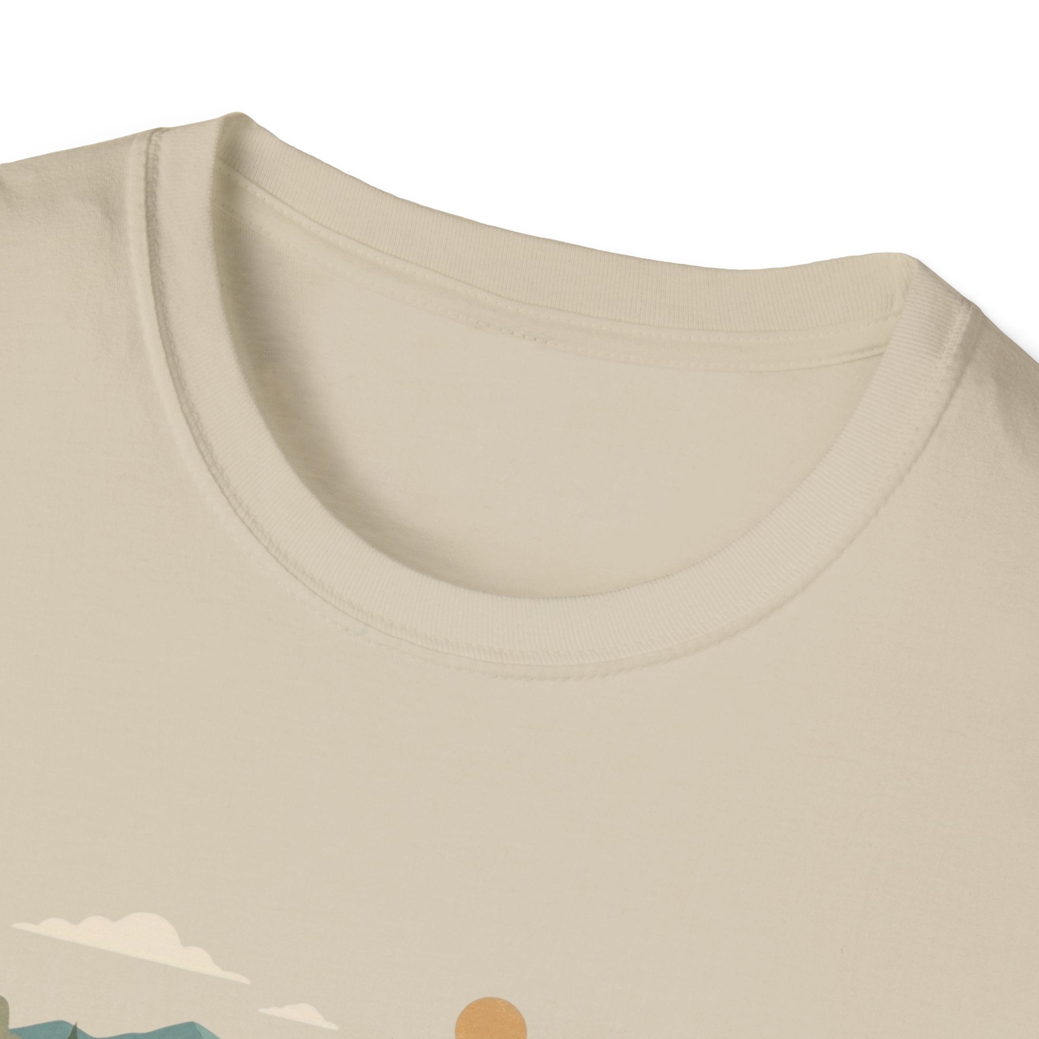 Hiker Mountain Sunset T-Shirt — Scenic Trail Adventure Tee
