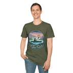 "Drift Into The Quiet Places" Kayak Sunset T‑Shirt — Outdoor Relaxation Tee Shirt
