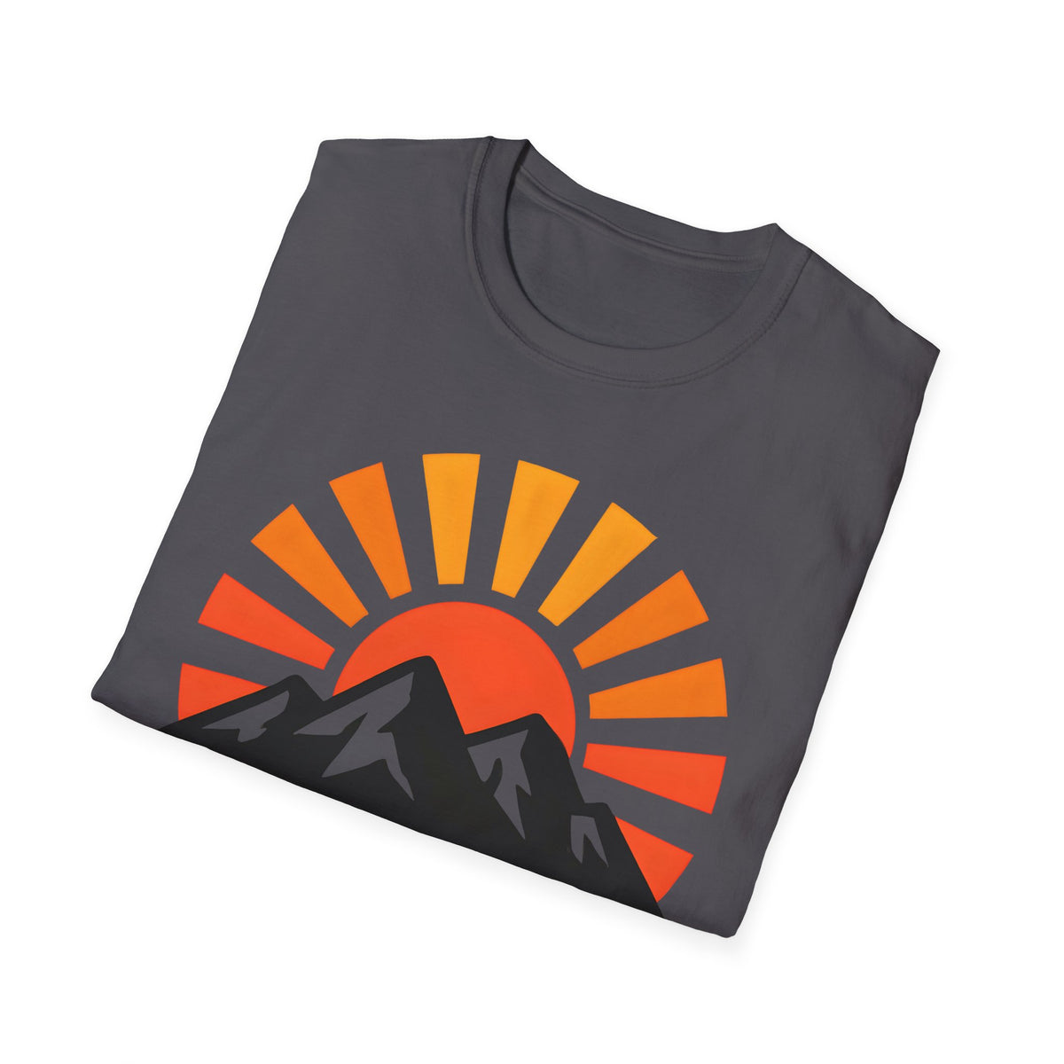 Chase The Sunrise Mountain T-Shirt — Sunrise & Peaks Graphic Tee