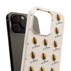 Biodegradable Phone Case — 'Go Outside' Recycled Eco-Friendly iPhone Cover