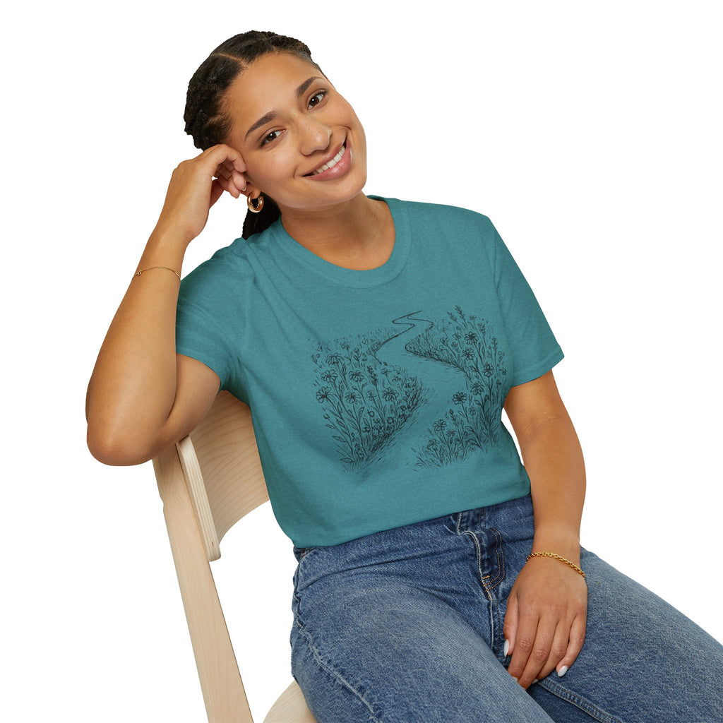 Winding Path Through The Meadow T-Shirt