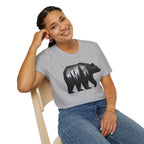 Geometric Forest Bear T-Shirt