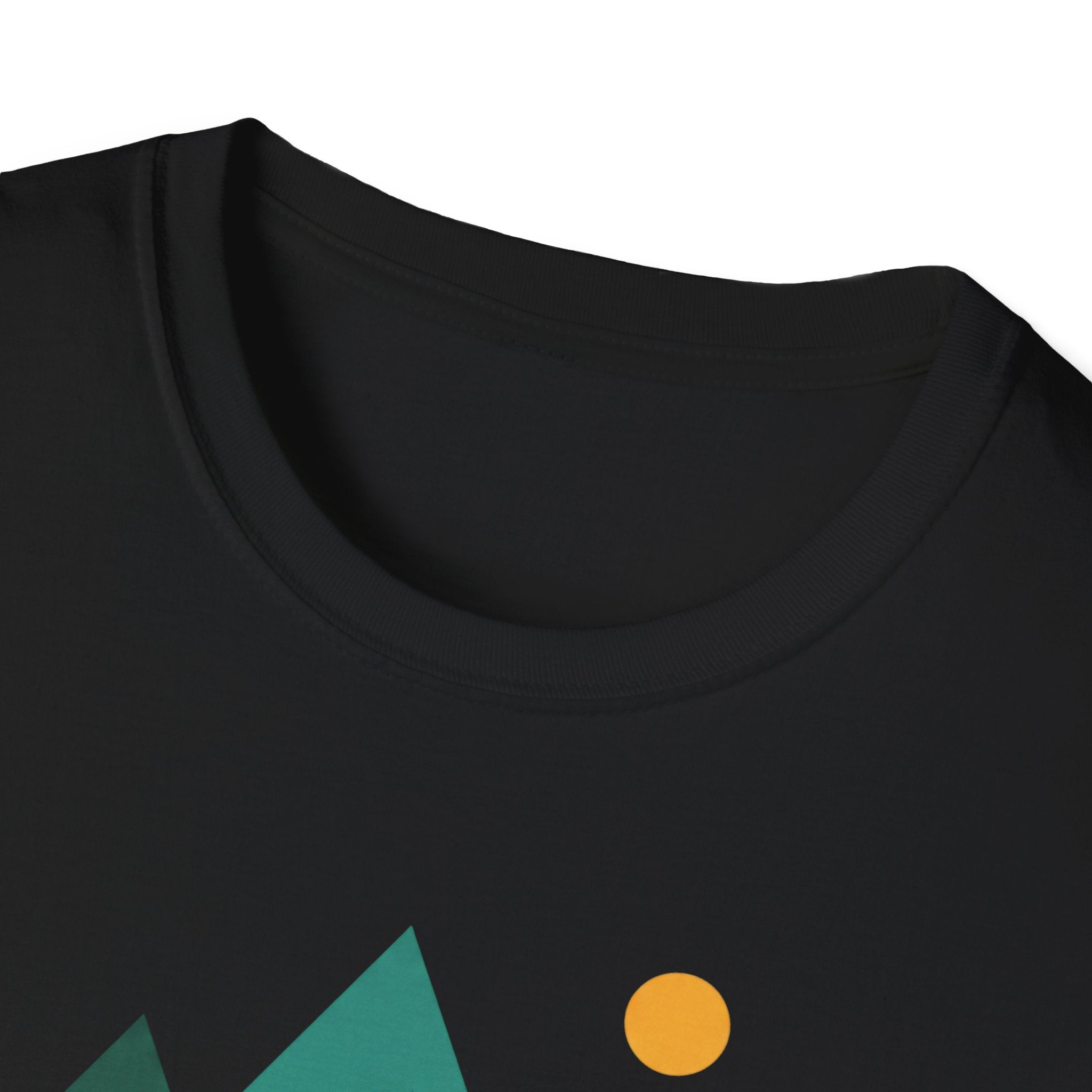 Minimal Mountain River T-Shirt — Nature Graphic Tee
