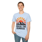 Chase The Sunrise Mountain T-Shirt — Sunrise & Peaks Graphic Tee