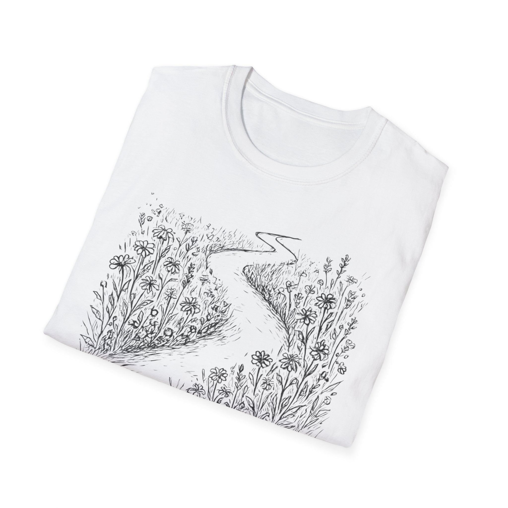 Winding Path Through The Meadow T-Shirt