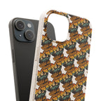 Eco-Friendly Phone Case — Vintage Camper Pattern Biodegradable iPhone Cover