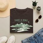 "Take A Hike & Breathe It In" Outdoor Hiking Graphic Tee