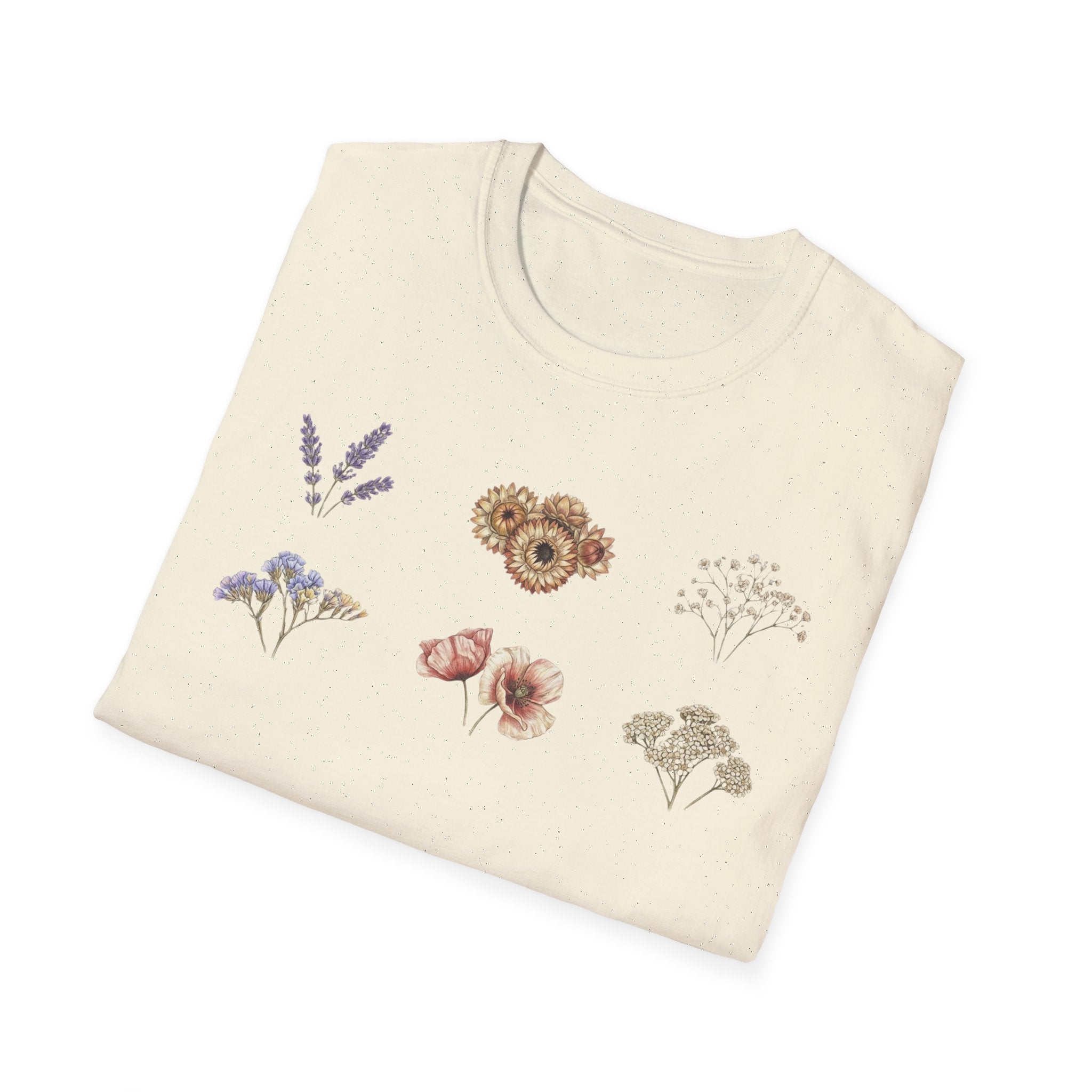 Floral Mini Bouquet T-Shirt — Vintage Botanical Graphic Tee
