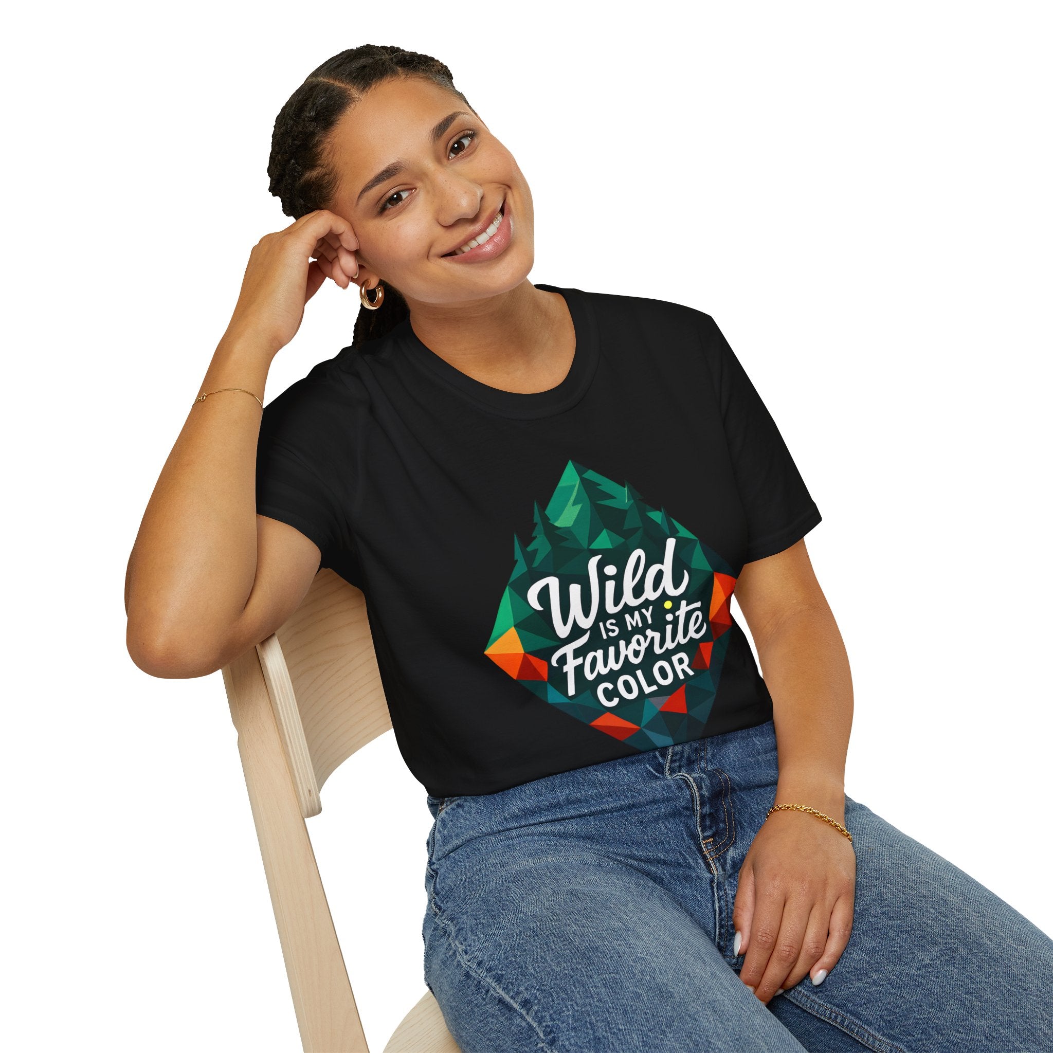 Wild Is My Favorite Color Diamond T-Shirt — Pines & Geometric Logo