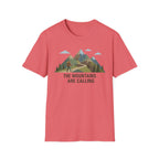 Campground Scenic T-Shirt — Minimalist Tent & Campfire Graphic