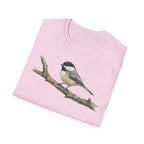 Copy of Chickadee Tee — Watercolor Songbird T‑Shirt