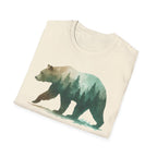 Forest Bear T-Shirt — Watercolor Woodland Bear Graphic Tee Shirt