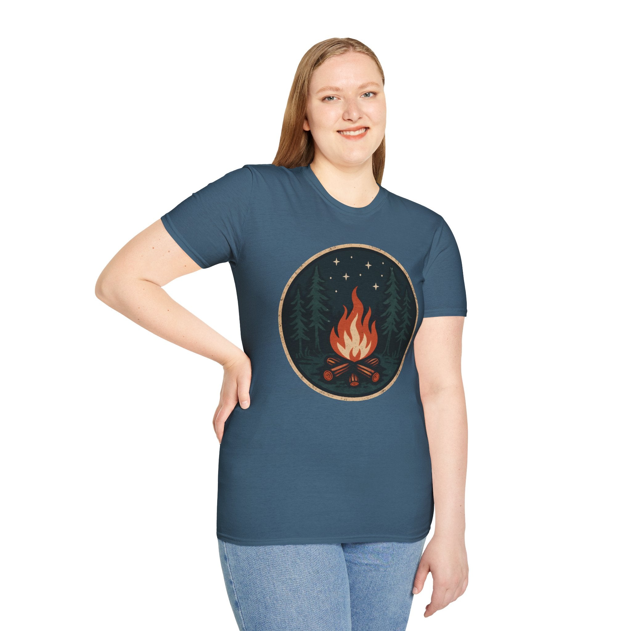 Forest Campfire at Night T-Shirt