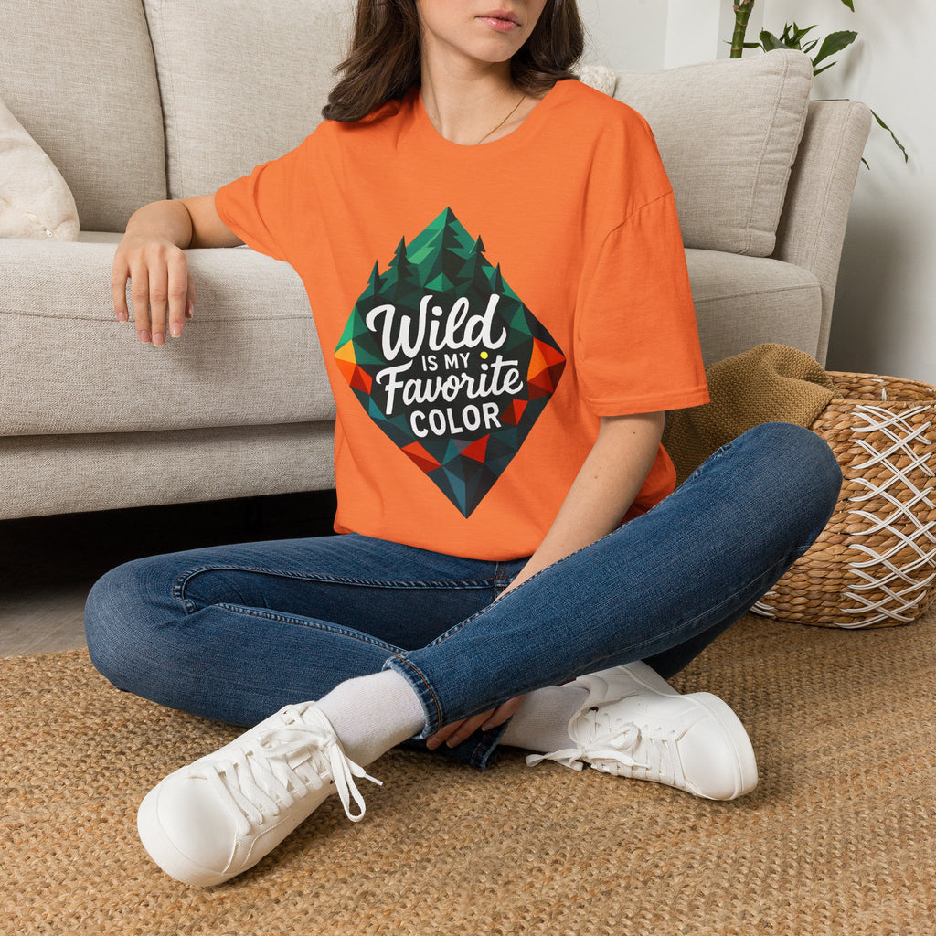 Wild Is My Favorite Color Diamond T-Shirt — Pines & Geometric Logo