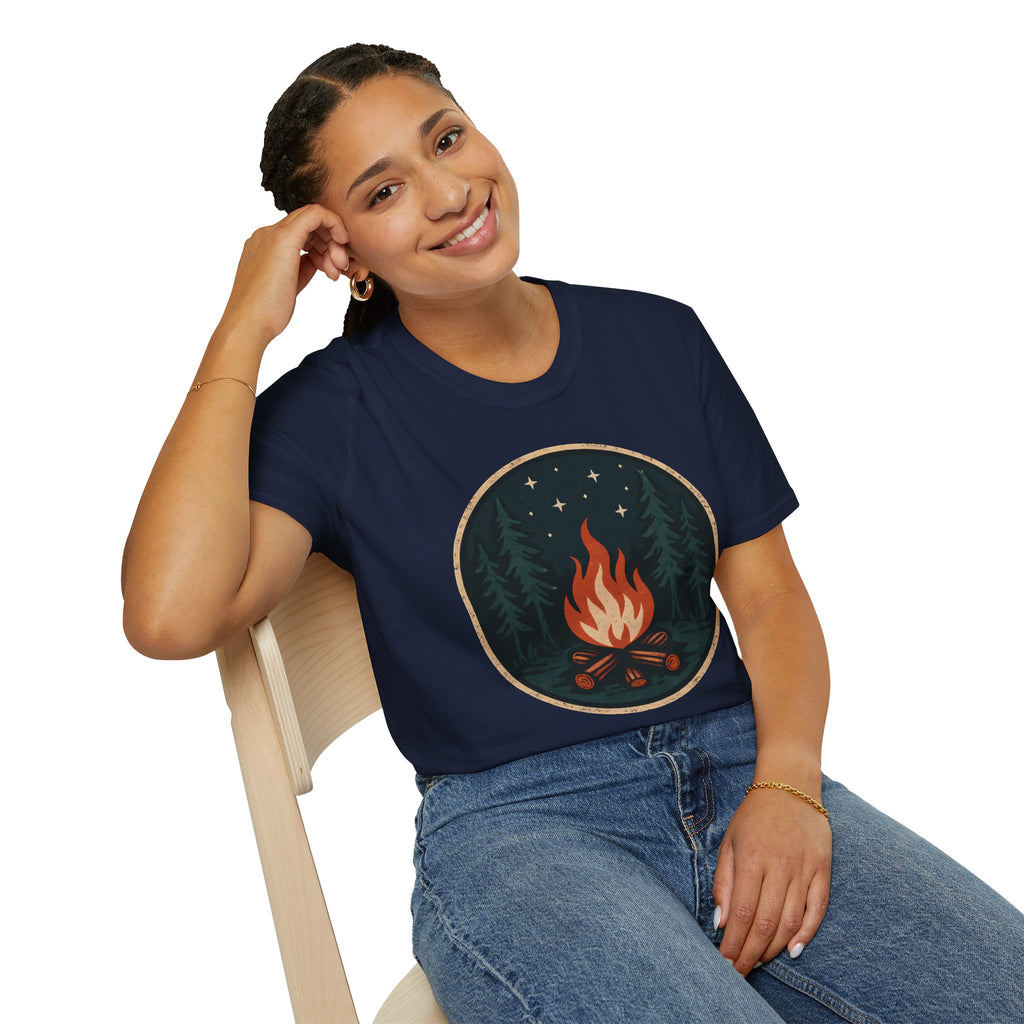 Forest Campfire at Night T-Shirt