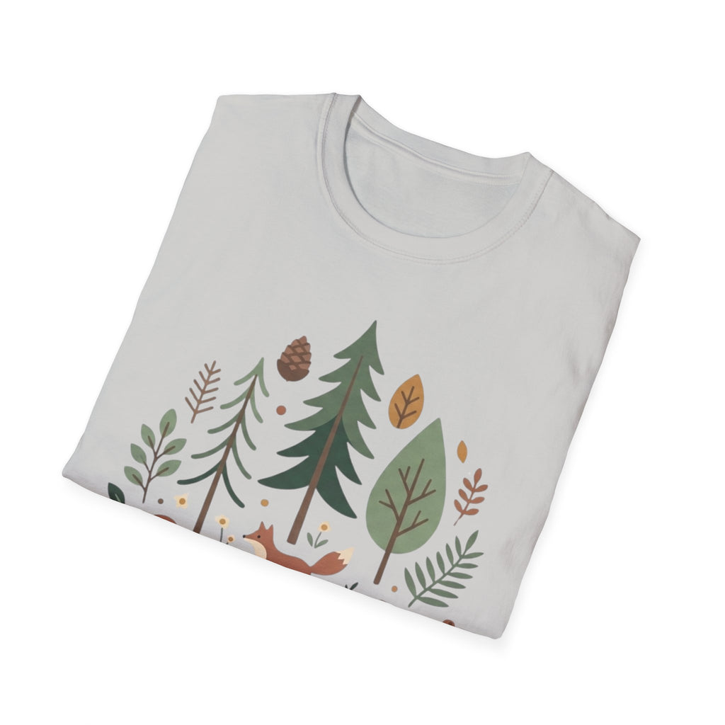 Woodland Fox T-Shirt — Nature Forest Camping Graphic Tee