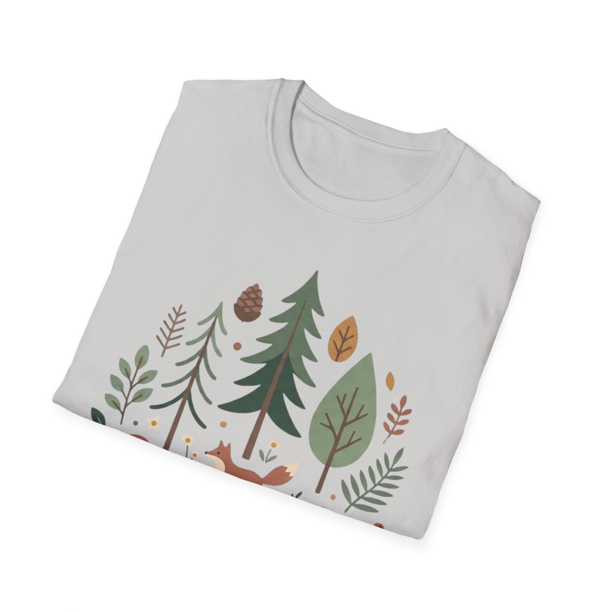 Woodland Fox T-Shirt — Nature Forest Camping Graphic Tee