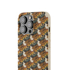 Eco-Friendly Phone Case — Vintage Camper Pattern Biodegradable iPhone Cover