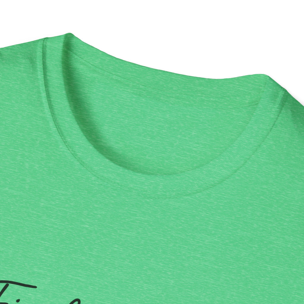 Cursive Chalkboard Writing T-Shirt