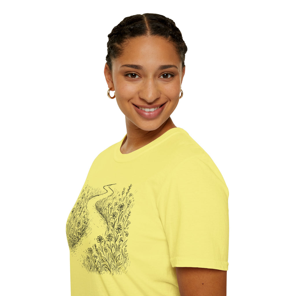 Winding Path Through The Meadow T-Shirt