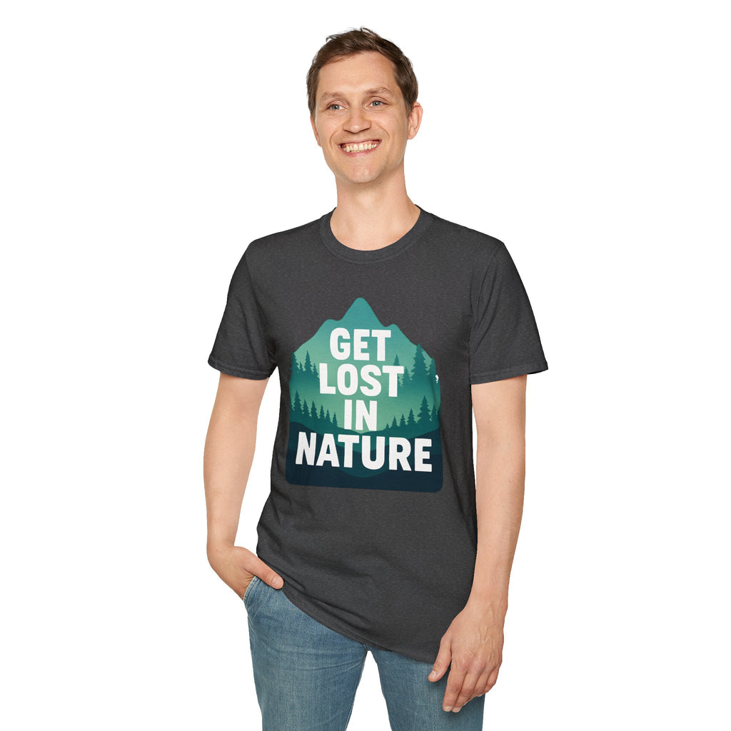 "Get Lost in Nature" Pine Trees T-Shirt