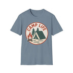 Camp Life T-Shirt — Tent & Campfire Outdoor Tee
