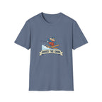 Shred the Gnar Skier T-Shirt | Retro Skiing Graphic