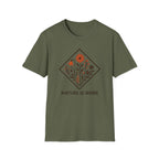 Floral Motif "Nature Is Home" T-Shirt
