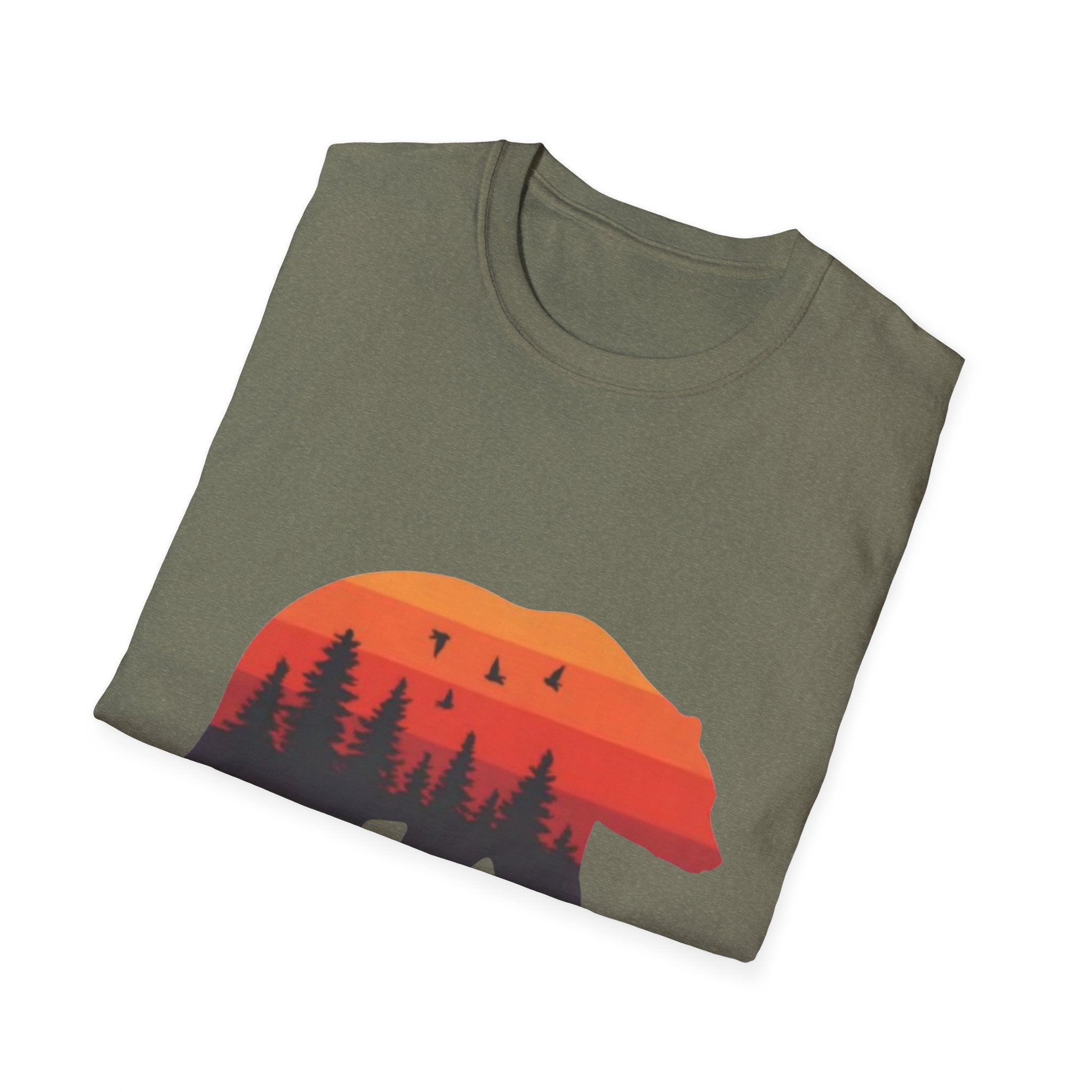 Bear Silhouette at Sunset T-Shirt