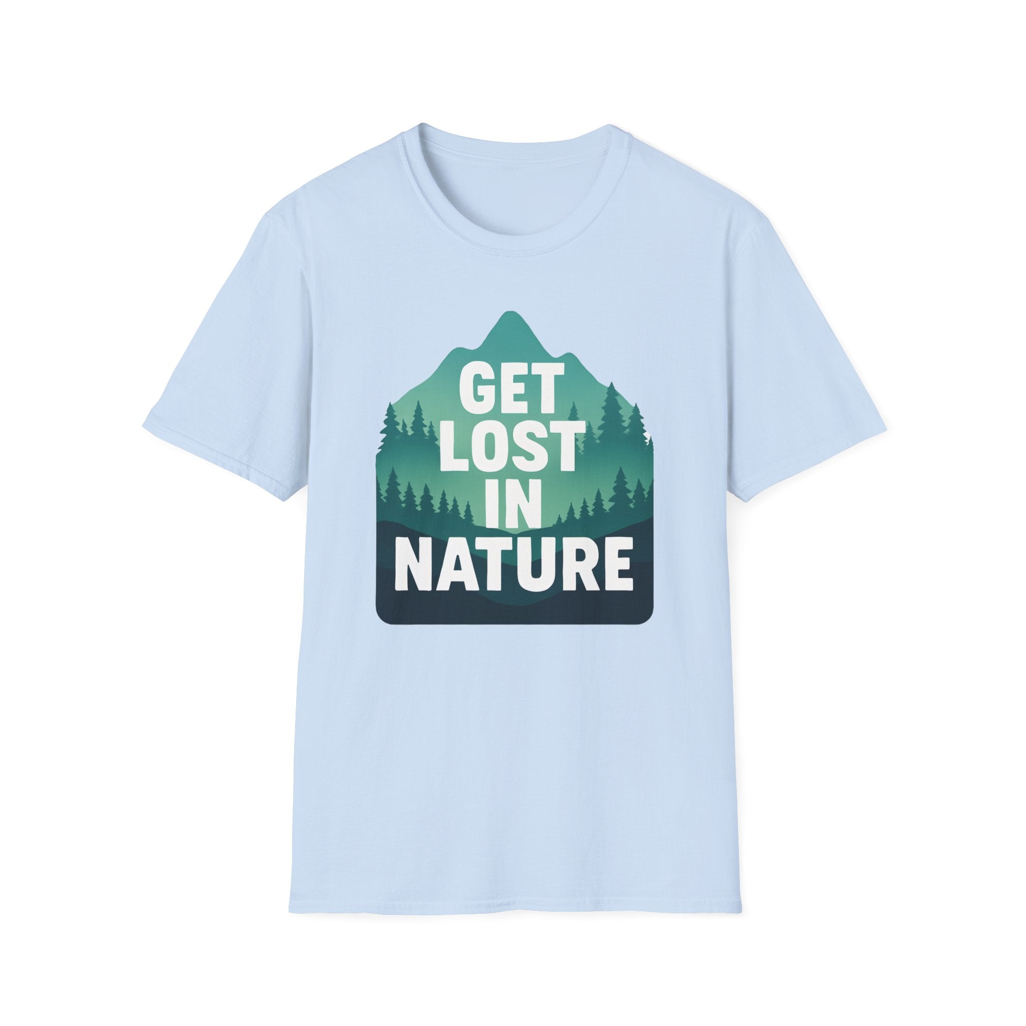 "Get Lost in Nature" Pine Trees T-Shirt