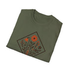 Floral Motif "Nature Is Home" T-Shirt