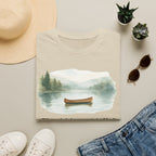Find Your Wild Canoe T-Shirt — Lake Pine Trees Outdoor Adventure Tee