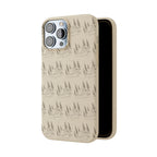 Biodegradable Phone Case — Eco-Friendly Forest Sketch Pattern