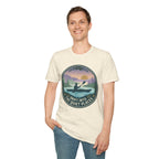 "Drift Into The Quiet Places" Kayak Sunset T‑Shirt — Outdoor Relaxation Tee Shirt