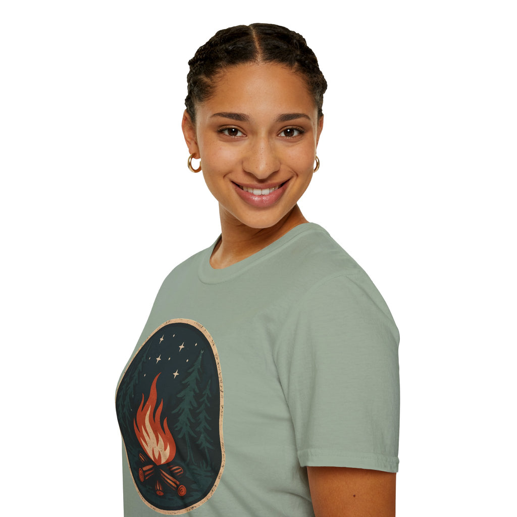 Forest Campfire at Night T-Shirt