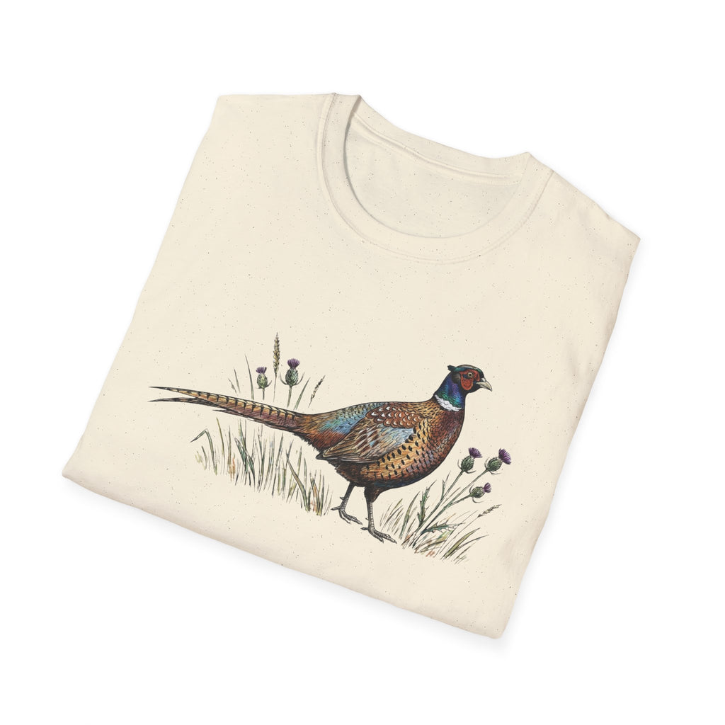 Pheasant Graphic T-Shirt — Vintage Game Bird Tee for Hunters & Nature Lovers