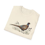 Pheasant Graphic T-Shirt — Vintage Game Bird Tee for Hunters & Nature Lovers