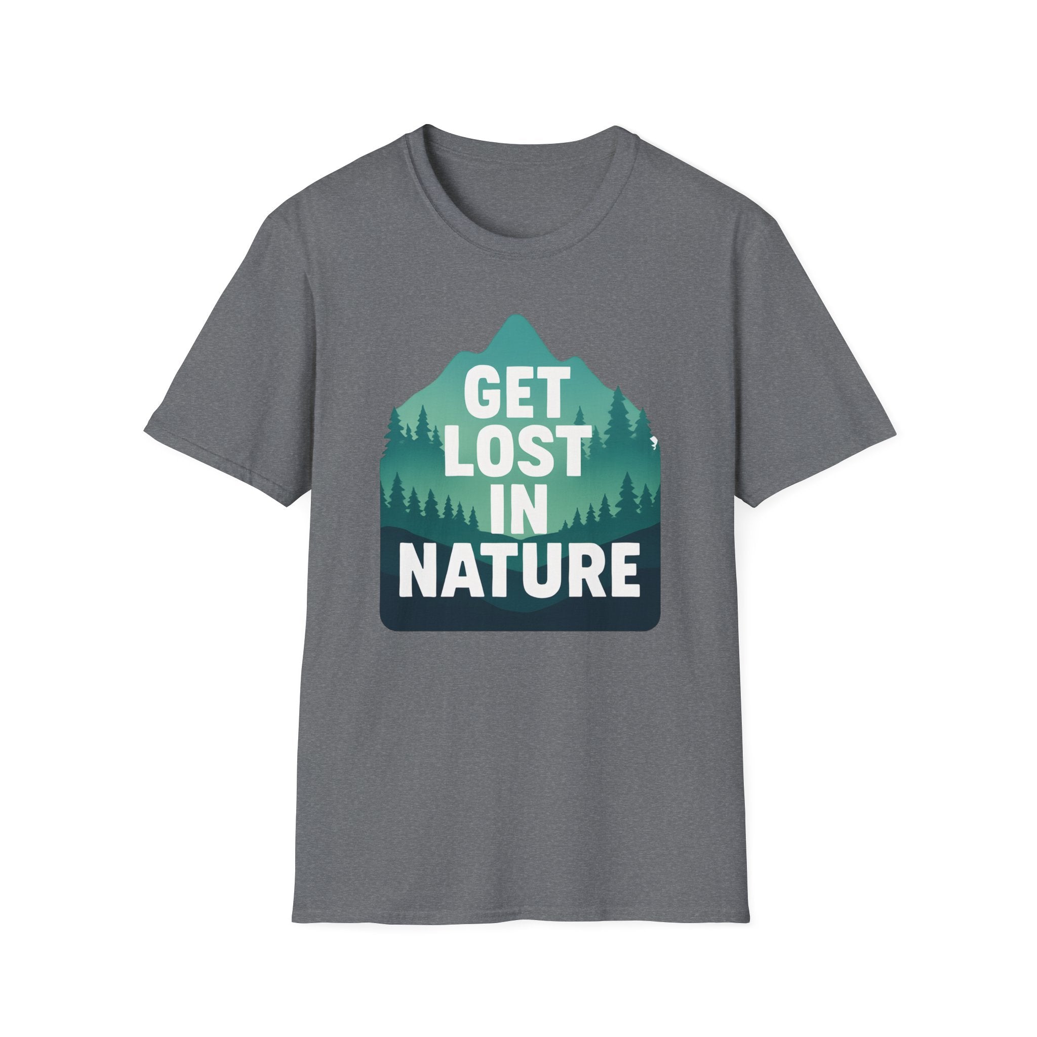 "Get Lost in Nature" Pine Trees T-Shirt