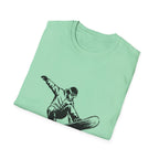 Snowboarder Graphic Tee — Snowboarding Action Shirt