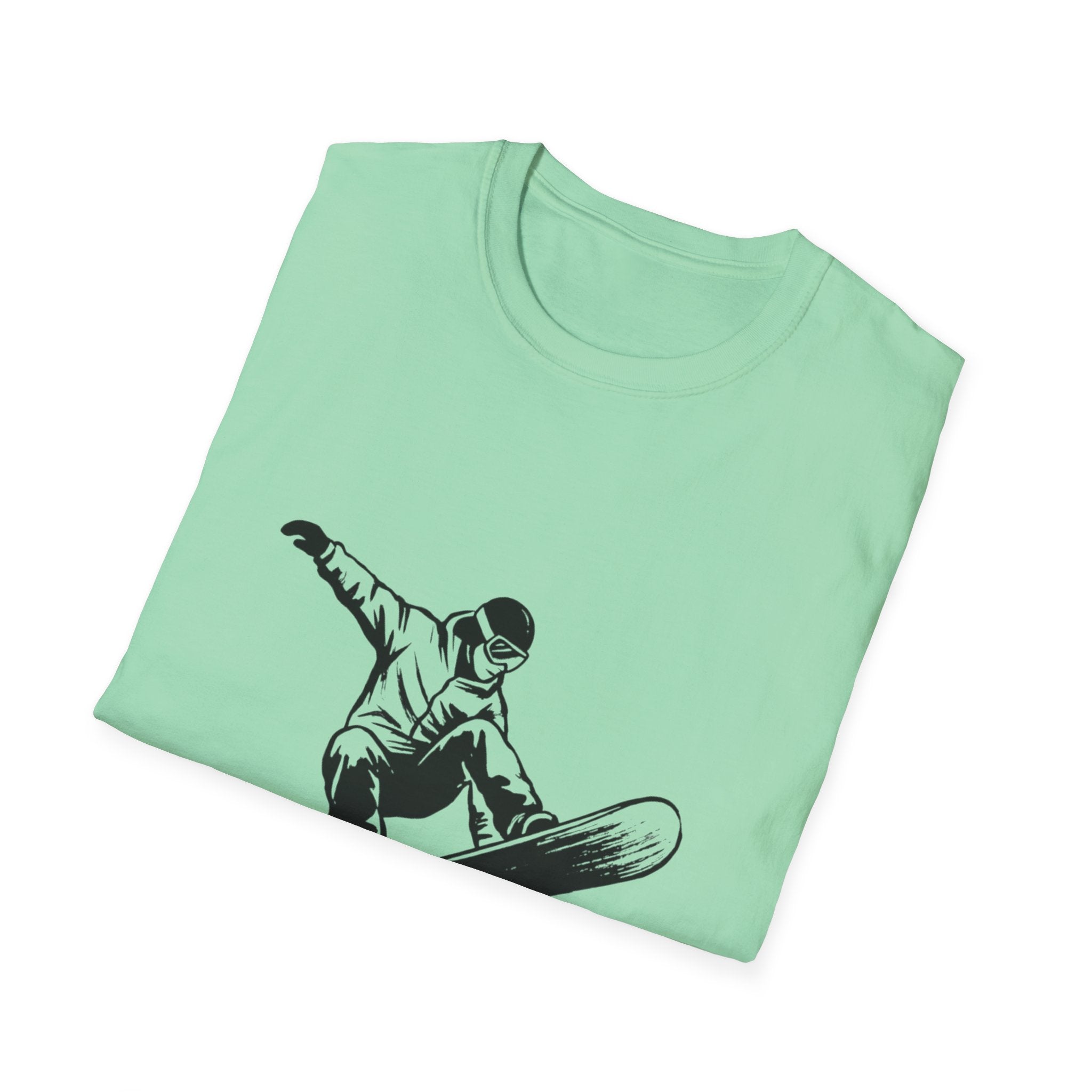 Snowboarder Graphic Tee — Snowboarding Action Shirt