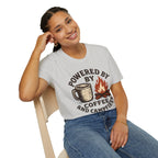 Powered By Coffee And Campfires Vintage Camping T-Shirt
